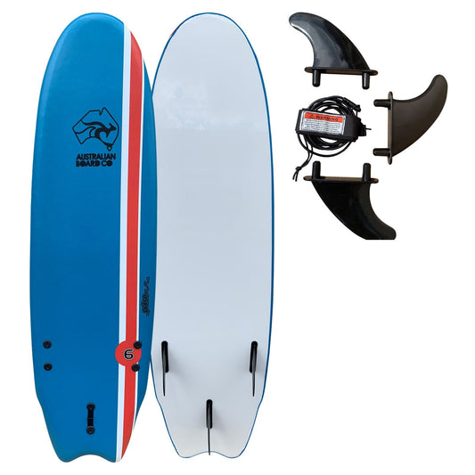 6ft Soft Foamie Beginner Surfboard - PULSE from Australian Board Co - Hot Tub Shop