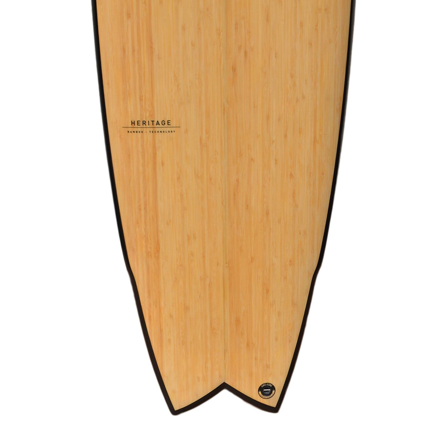 6ft 6 Bamboo Wing Swallow Tail Shortboard Surfboard - Hot Tub Shop