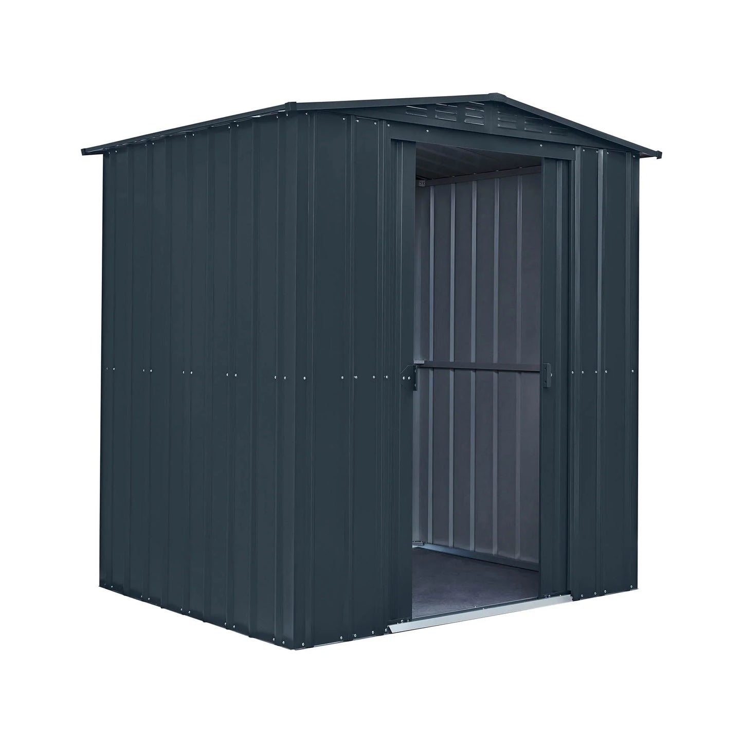 Globel Grey Apex Metal Shed