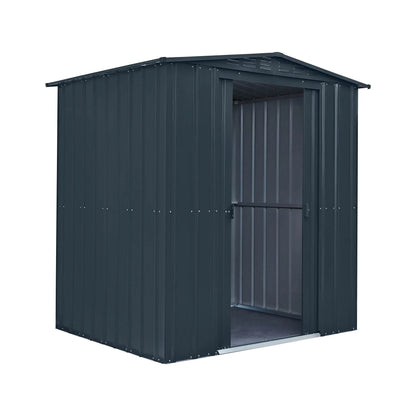 Globel Grey Apex Metal Shed