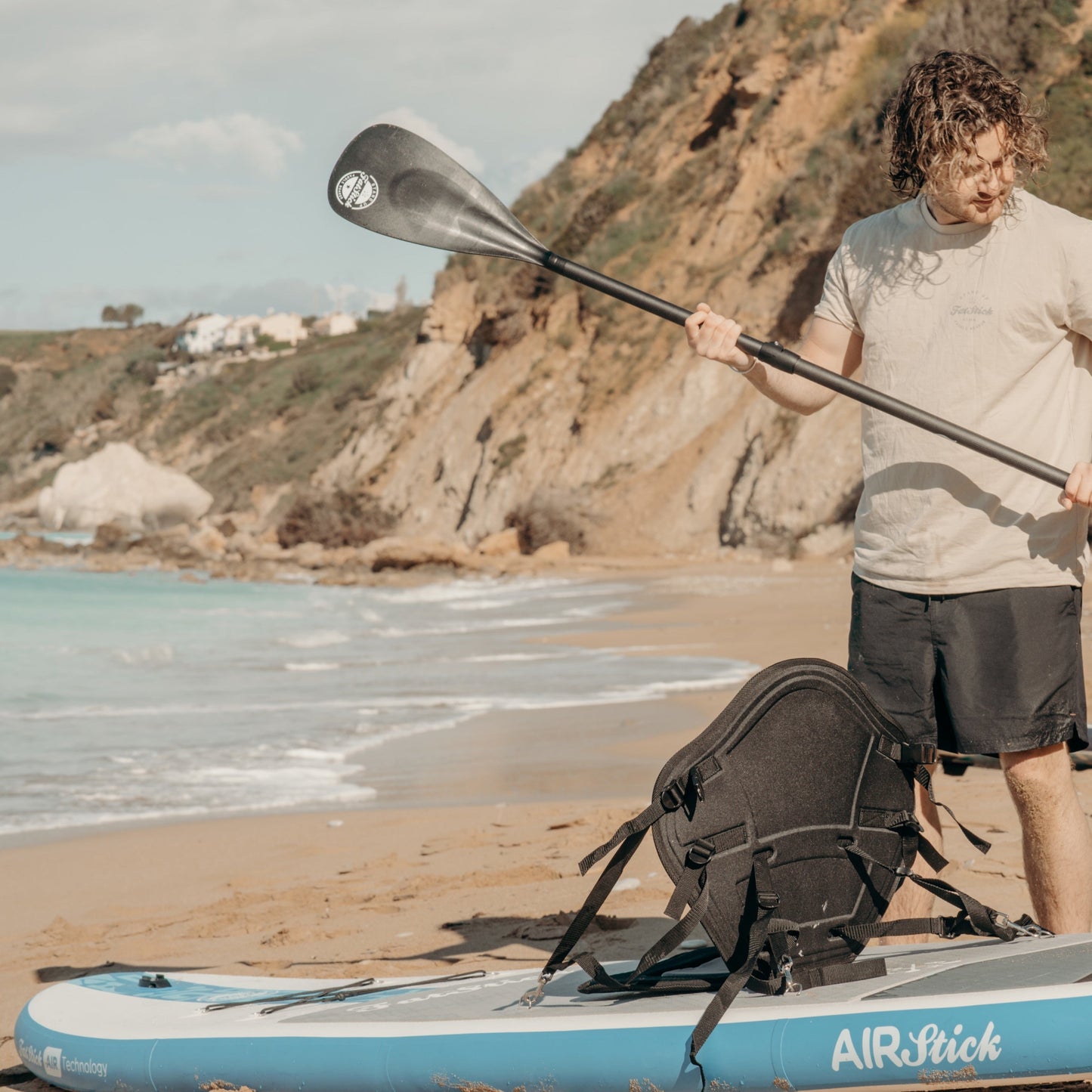 AirStick 10'6 Inflatable Stand Up Paddle Board SUP | With Seat - Hot Tub Shop