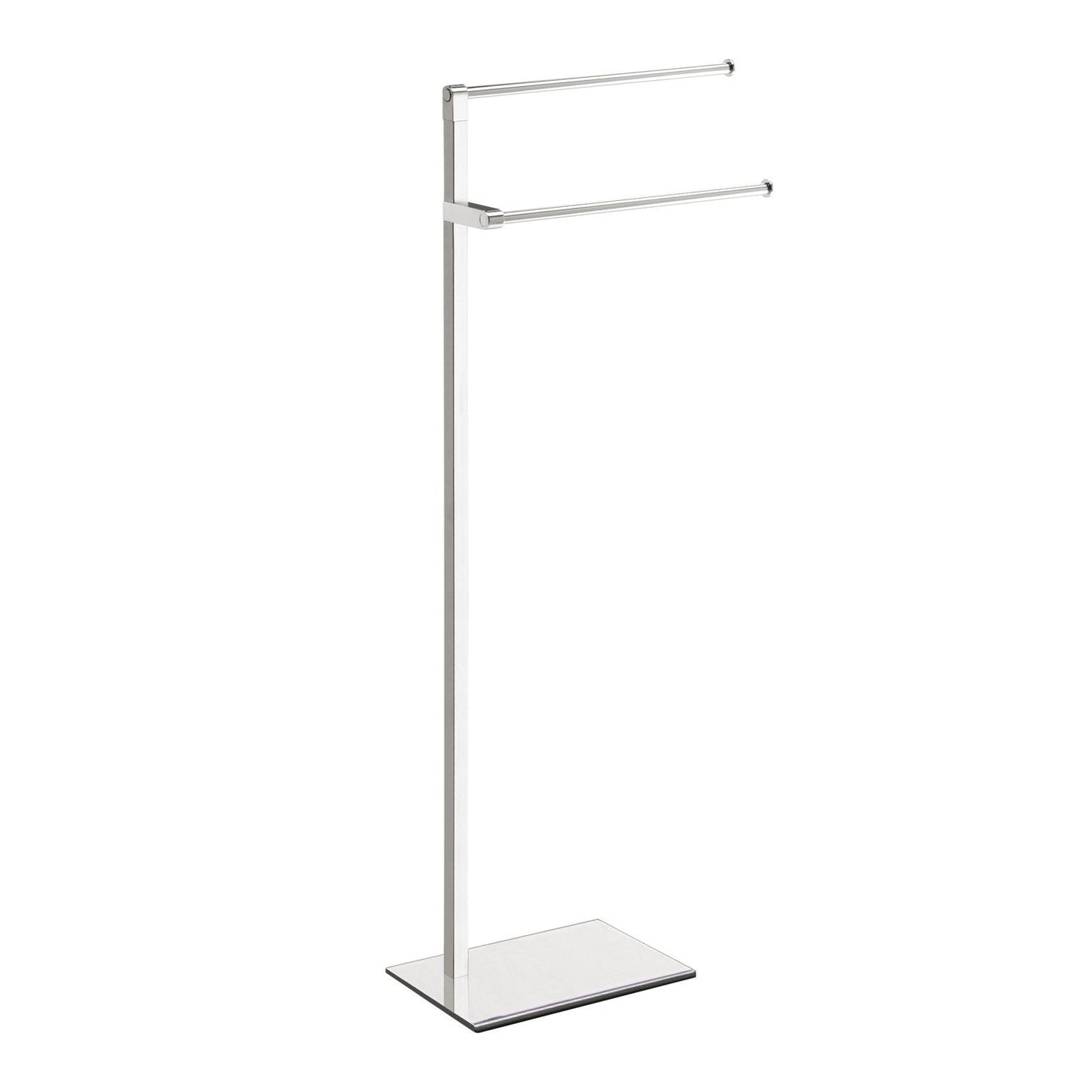 Origins Living Gedy Maine Towel Stand With 2 Fixed Arms Chrome - Hot Tub Shop