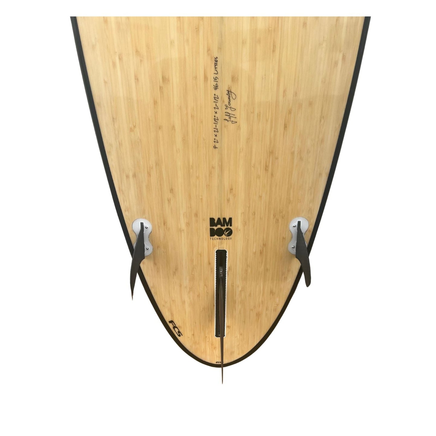 7ft 2 Bamboo Round Tail Mini Mal Surfboard - Hot Tub Shop