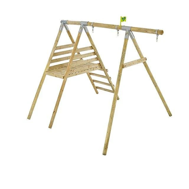 TP Knightswood Wooden Single & Deck Swing Frame
