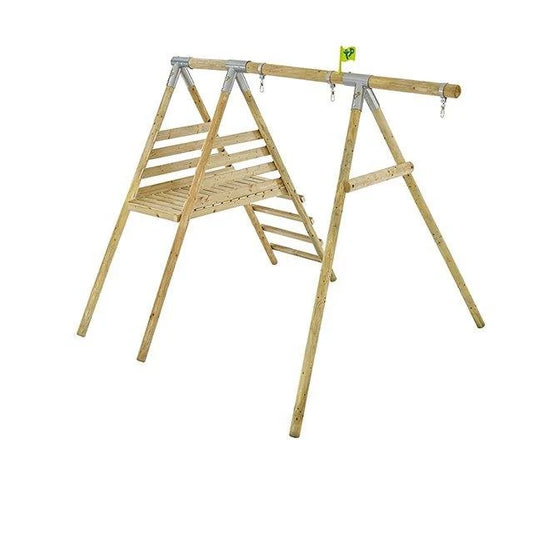TP Knightswood Wooden Single & Deck Swing Frame