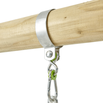 TP Knightswood Wooden Double & Deck Swing Frame