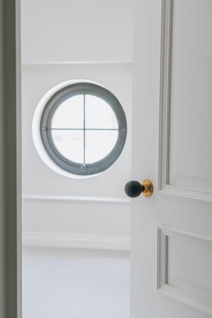 From The Anvil Wooden Beehive Mortice/Rim Knob Set - Hot Tub Shop