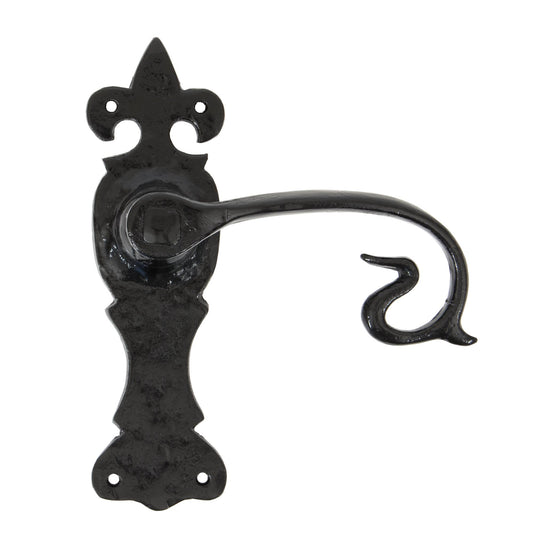 From The Anvil Curly Lever Latch Set - Hot Tub Shop