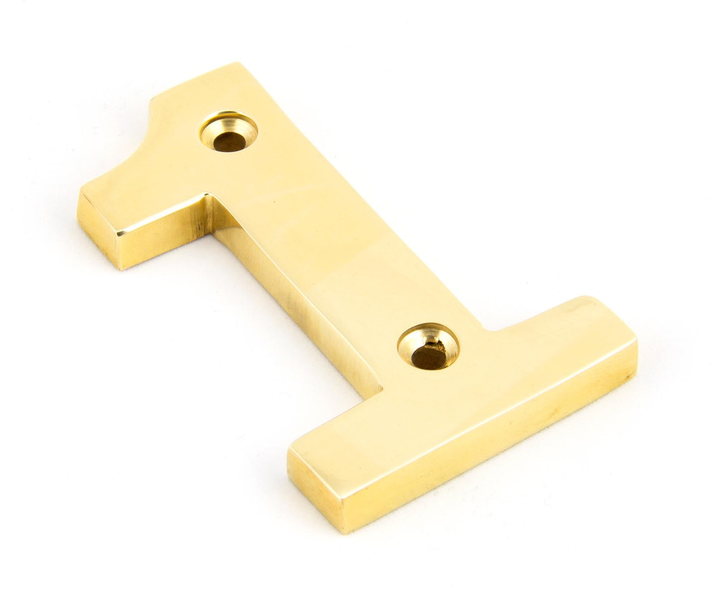 From The Anvil Polished Brass Numeral