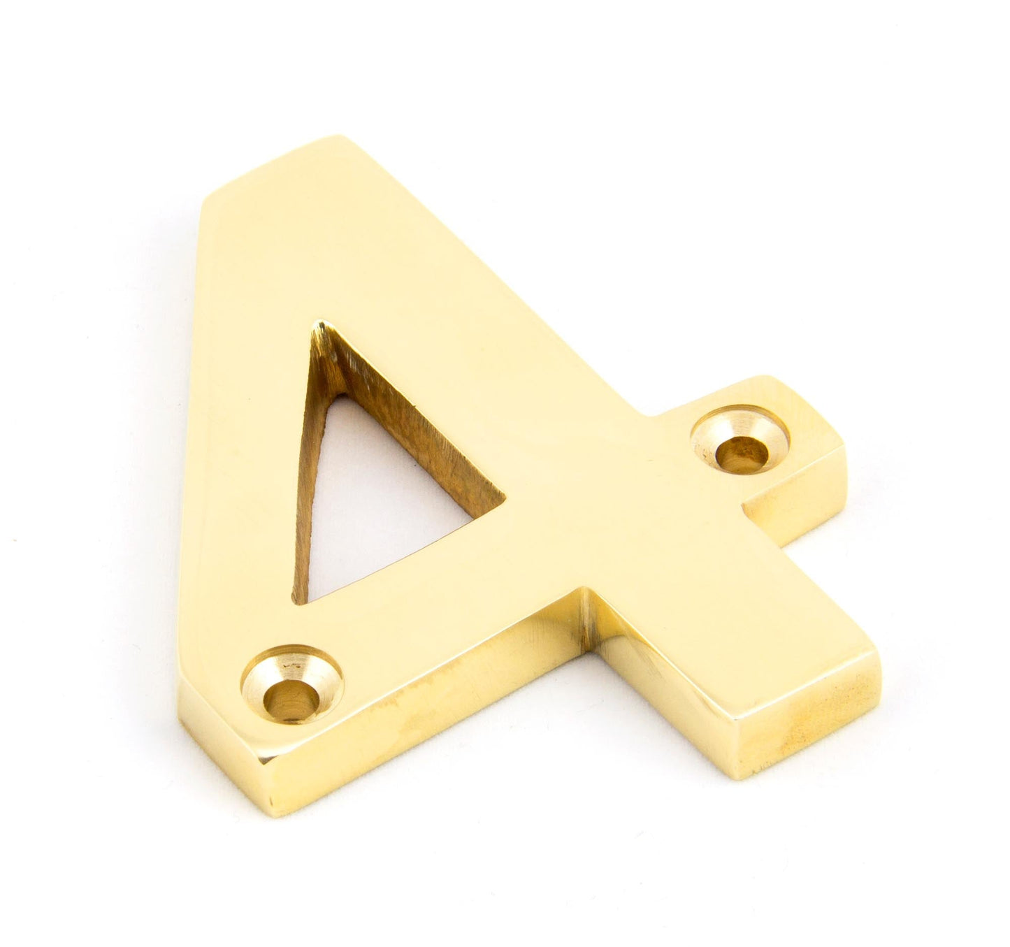 From The Anvil Polished Brass Numeral