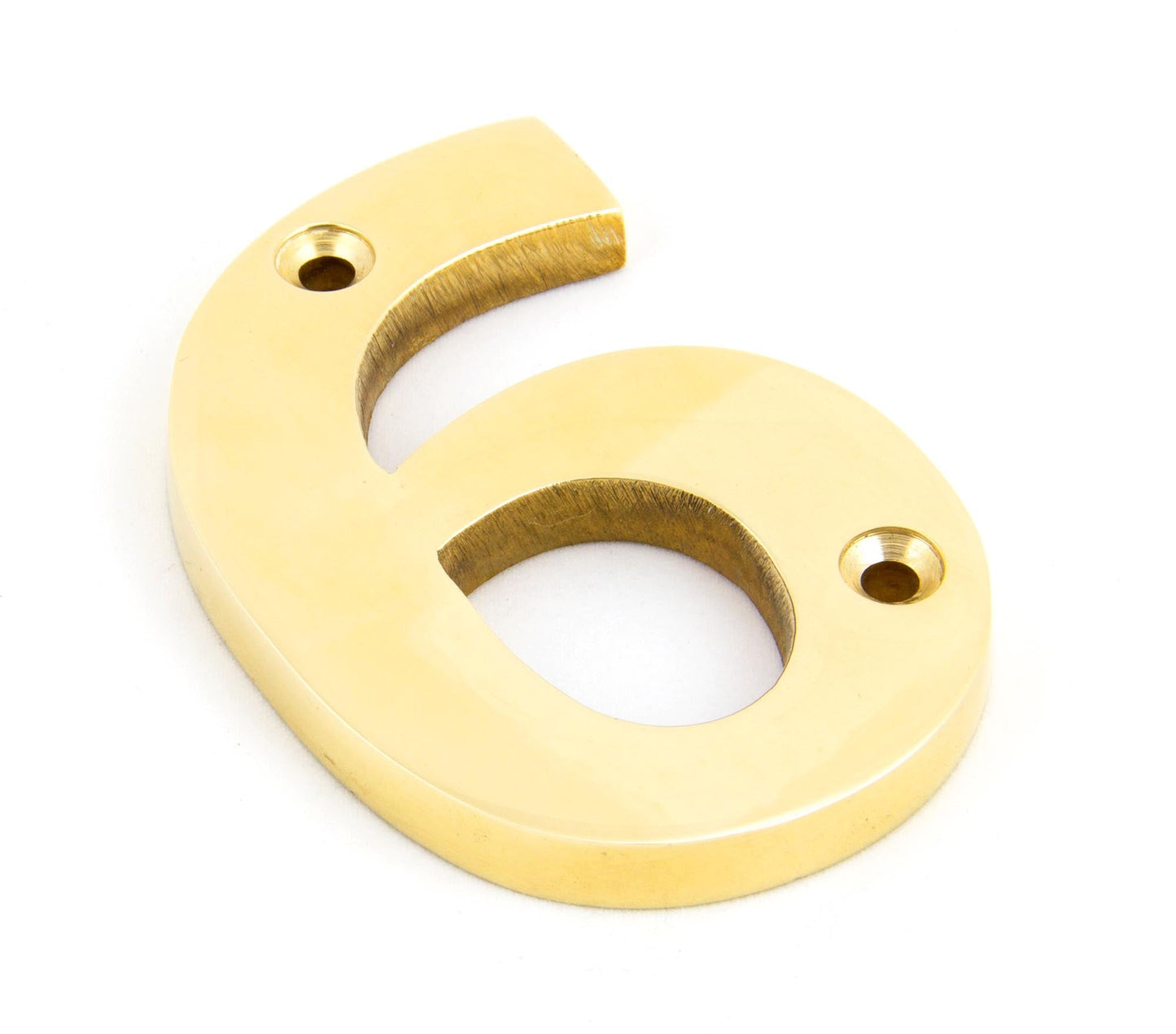 From The Anvil Polished Brass Numeral