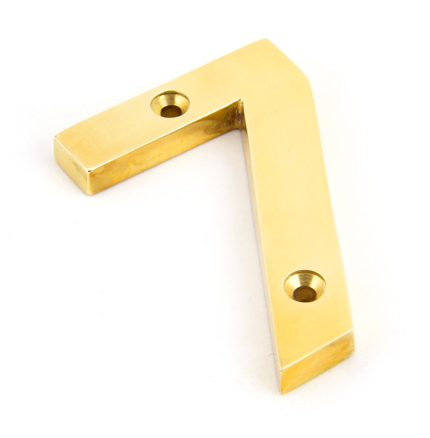 From The Anvil Polished Brass Numeral