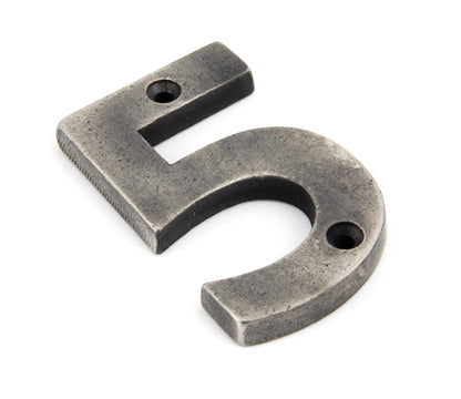 From The Anvil Antique Pewter Numeral