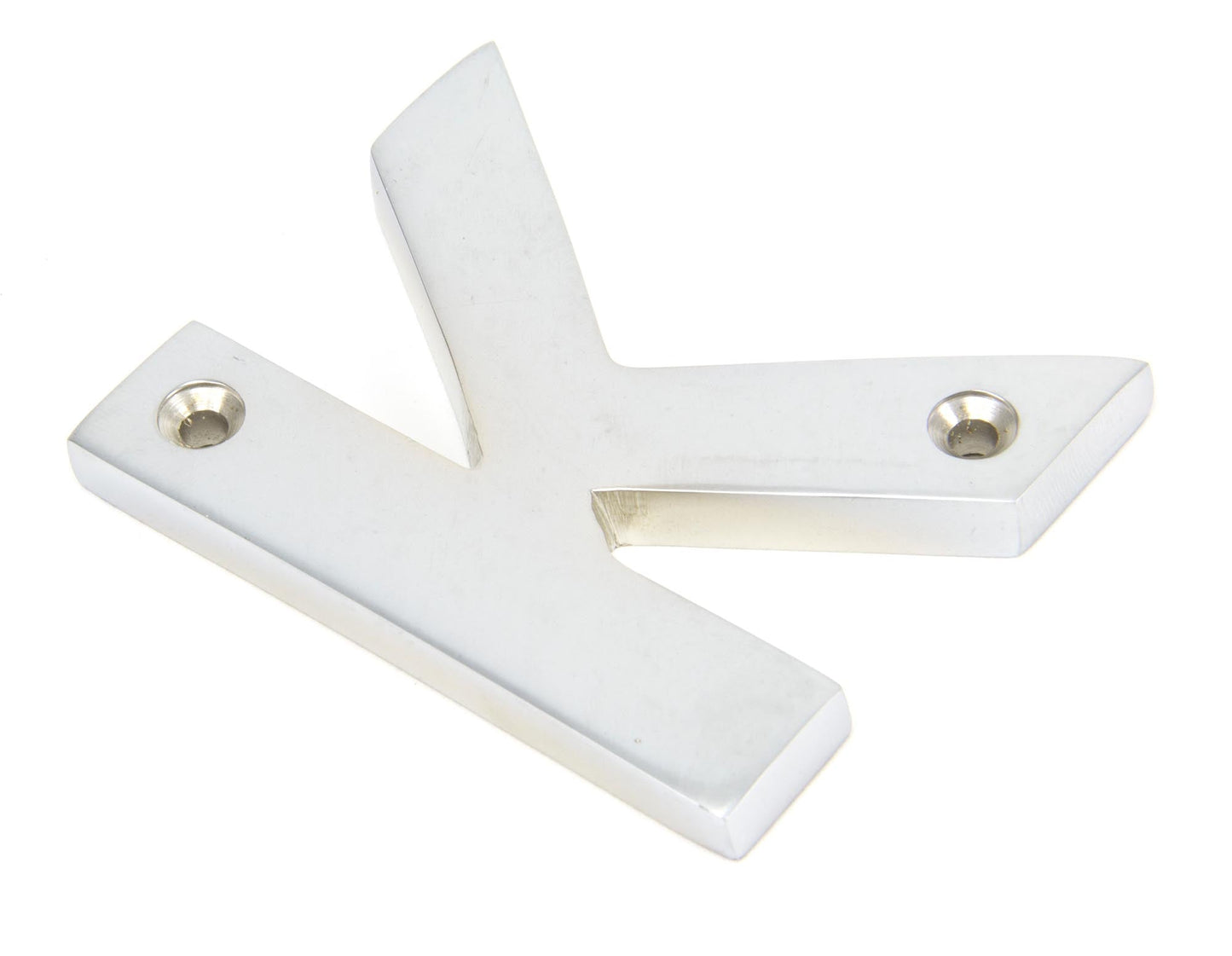 From The Anvil Satin Chrome Letter
