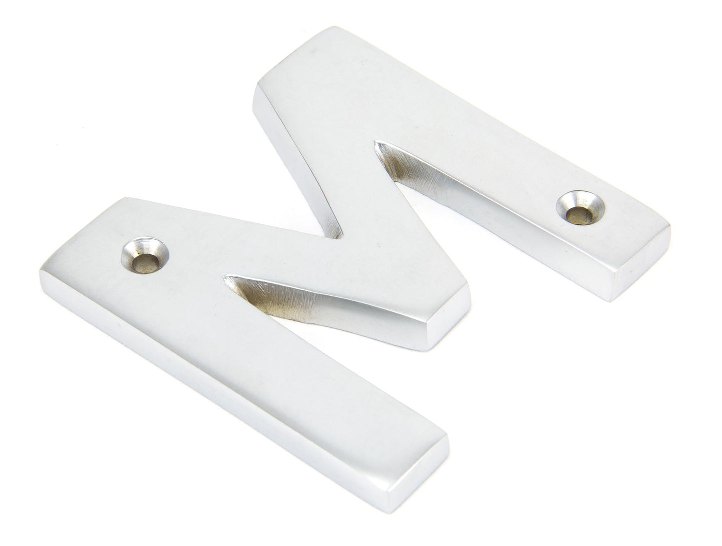 From The Anvil Satin Chrome Letter