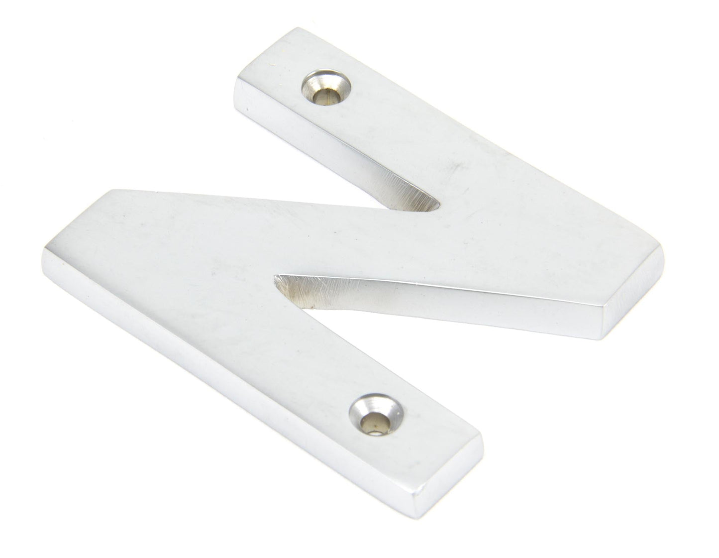From The Anvil Satin Chrome Letter