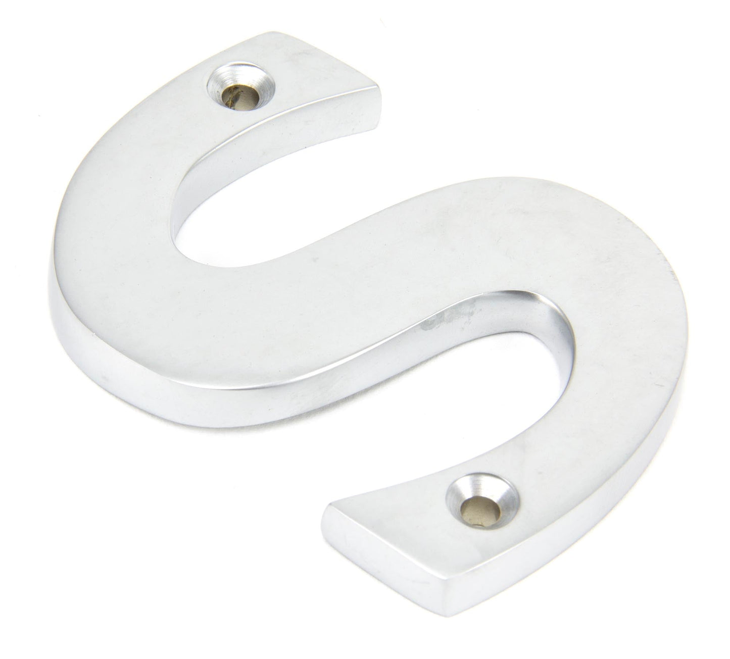 From The Anvil Satin Chrome Letter