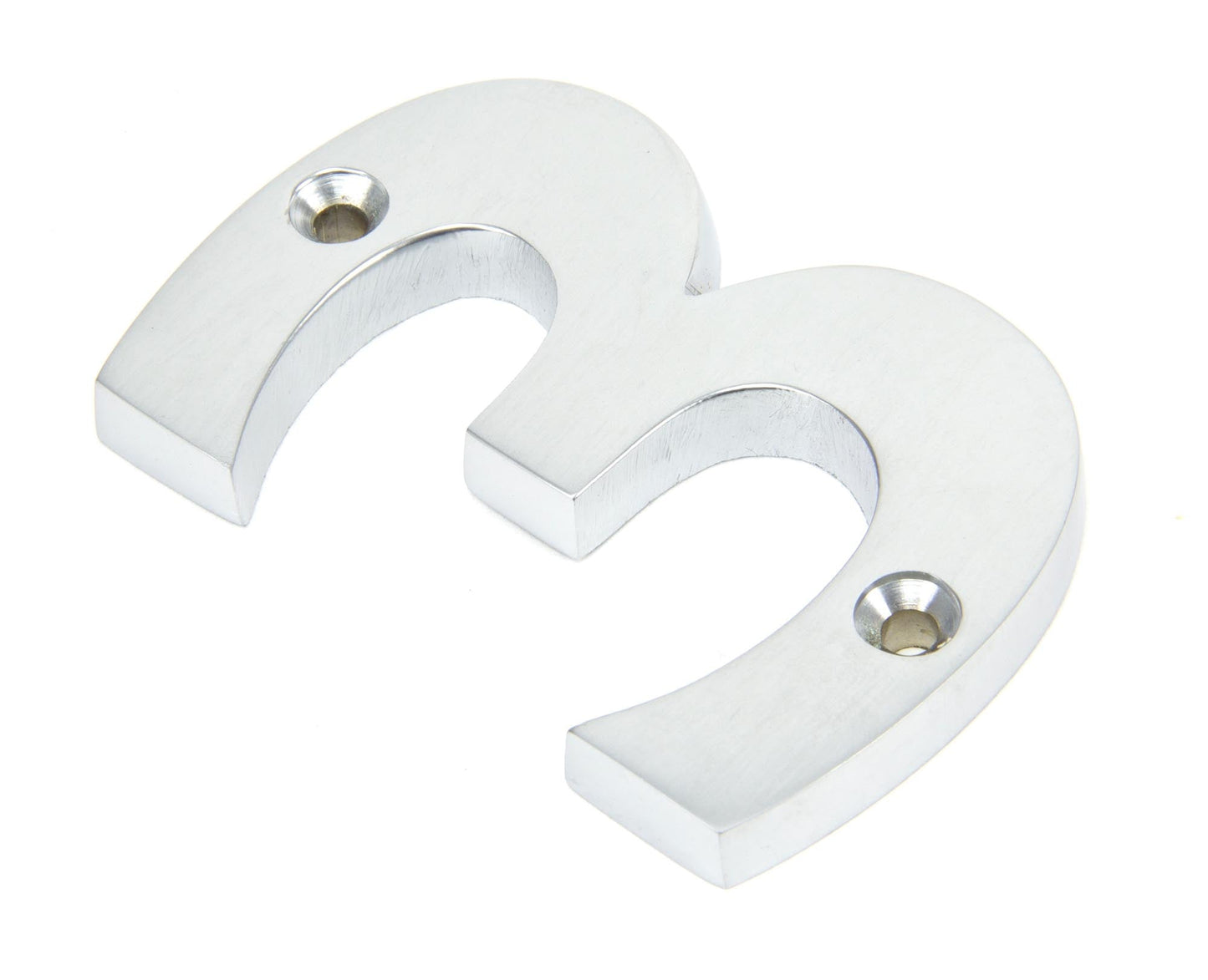 From The Anvil Satin Chrome Numeral