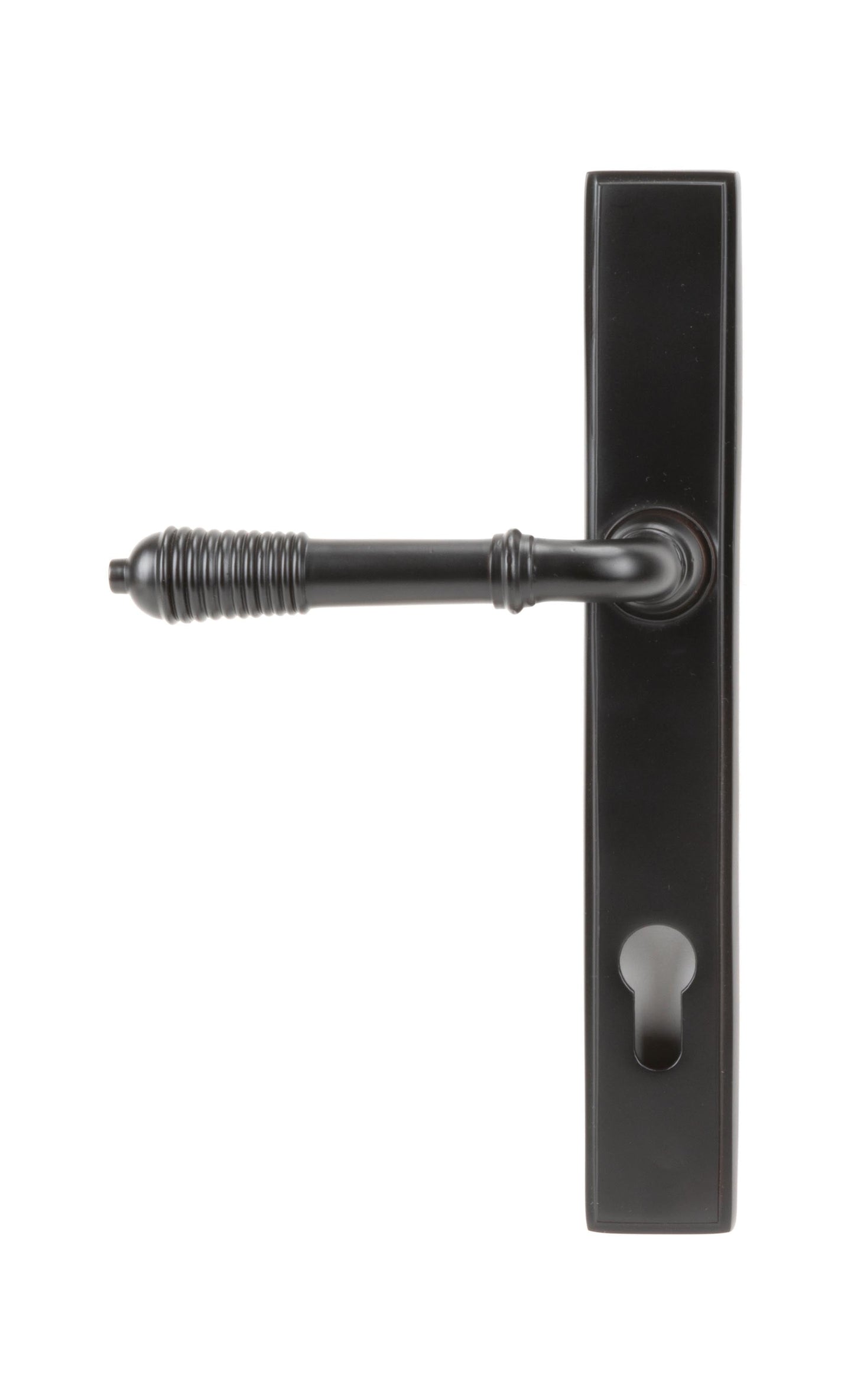 From The Anvil Reeded Slimline Lever Espag. Lock Set