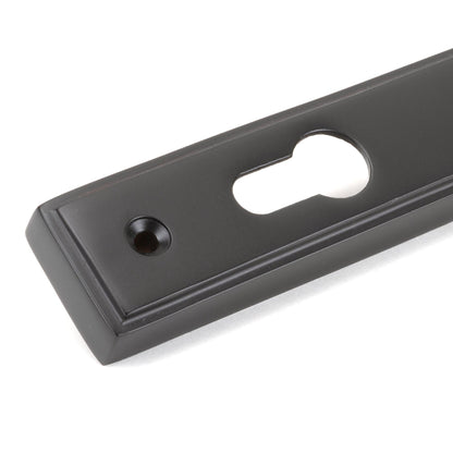 From The Anvil Reeded Slimline Lever Espag. Lock Set