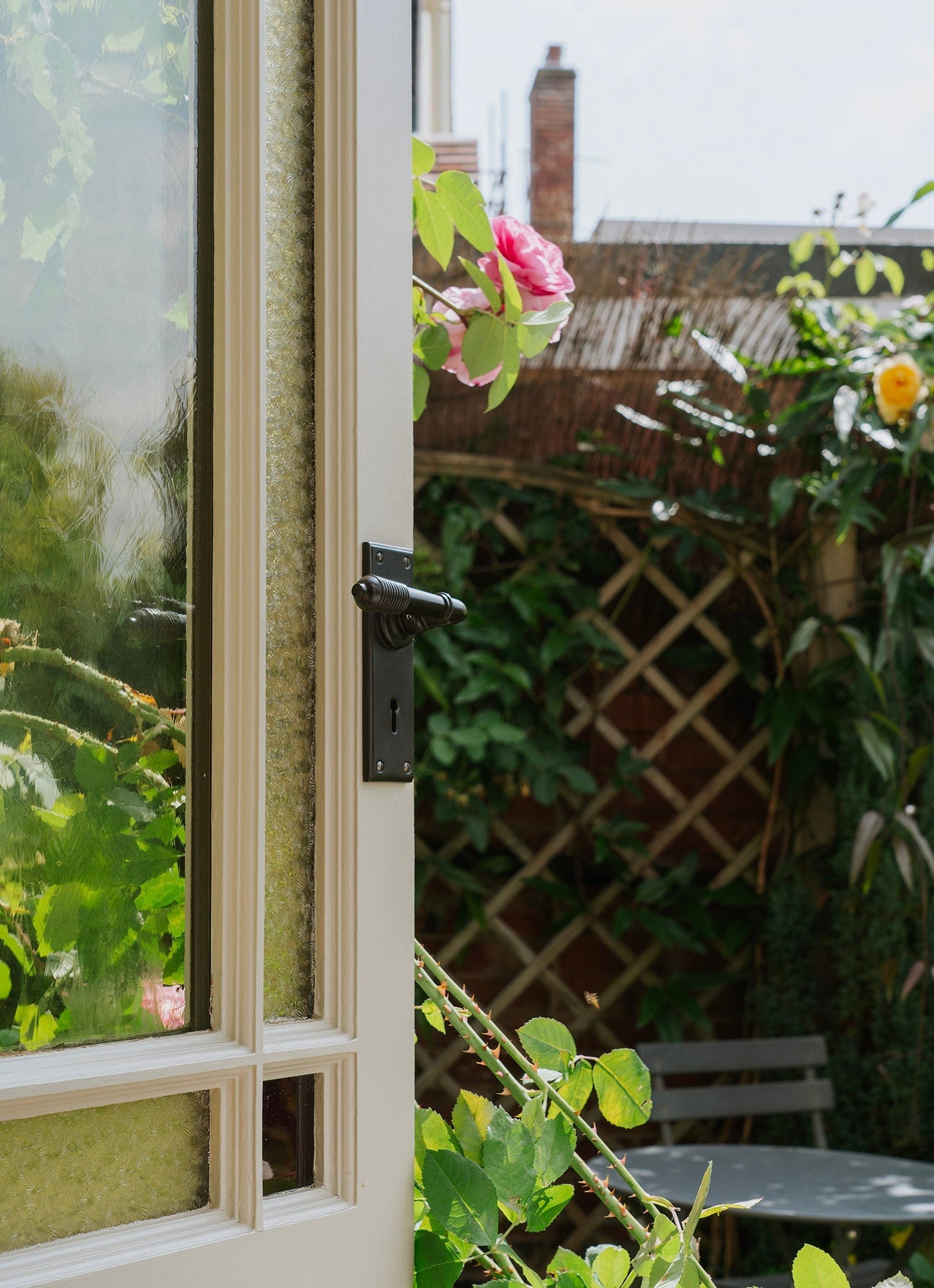 From The Anvil Reeded Lever Lock Set