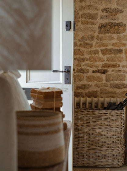 From The Anvil Reeded Lever Lock Set