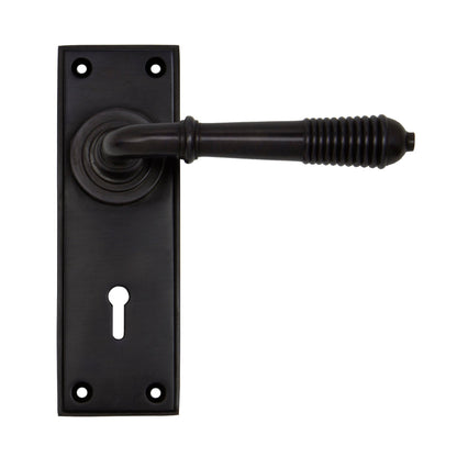 From The Anvil Reeded Lever Lock Set