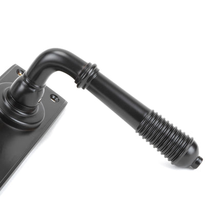 From The Anvil Reeded Lever Euro Lock Set