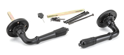 From The Anvil Reeded Lever On Rose Set
