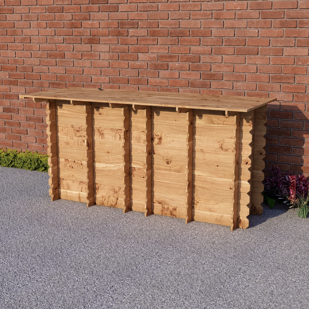 Large Wooden Interlock Bar - Hot Tub Shop