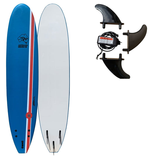 8ft Soft Foamie Beginner Mini Mal Surfboard - PULSE from Australian Board Co - Hot Tub Shop