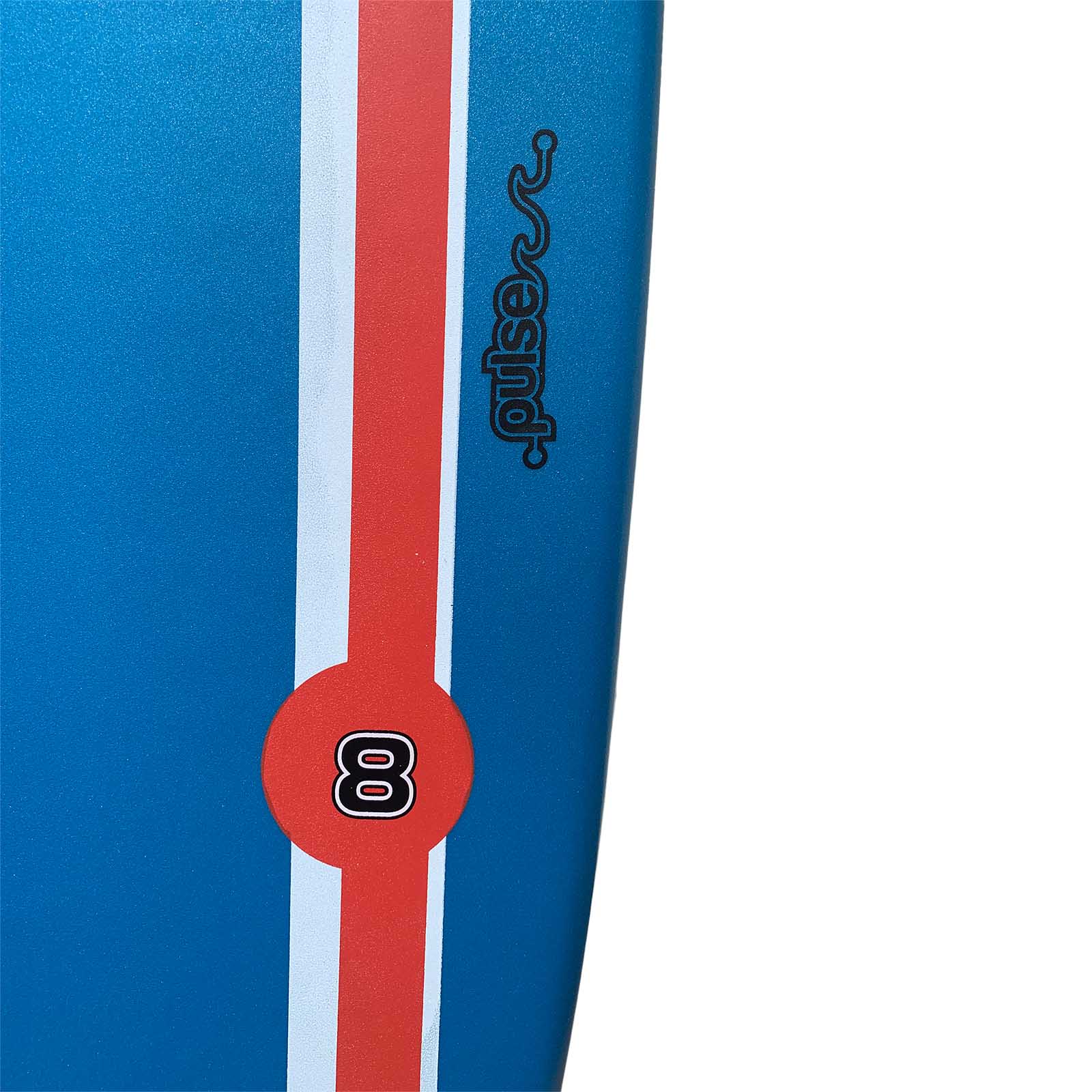 8ft Soft Foamie Beginner Mini Mal Surfboard - PULSE from Australian Board Co - Hot Tub Shop
