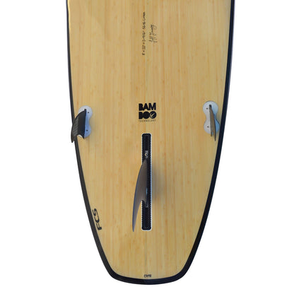 8ft Bamboo Squash Tail Mini Mal Surfboard - Hot Tub Shop