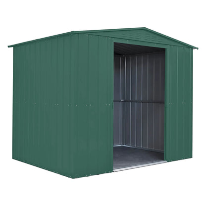 Globel Green Apex Metal Shed