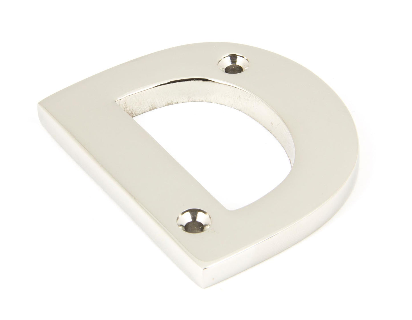 From The Anvil Polished Nickel Letter