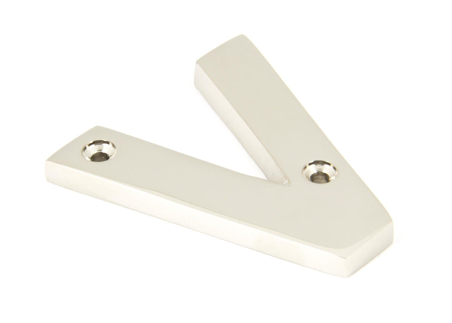 From The Anvil Polished Nickel Letter