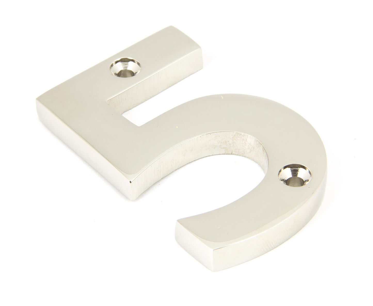 From The Anvil Polished Nickel Numeral - Hot Tub Shop