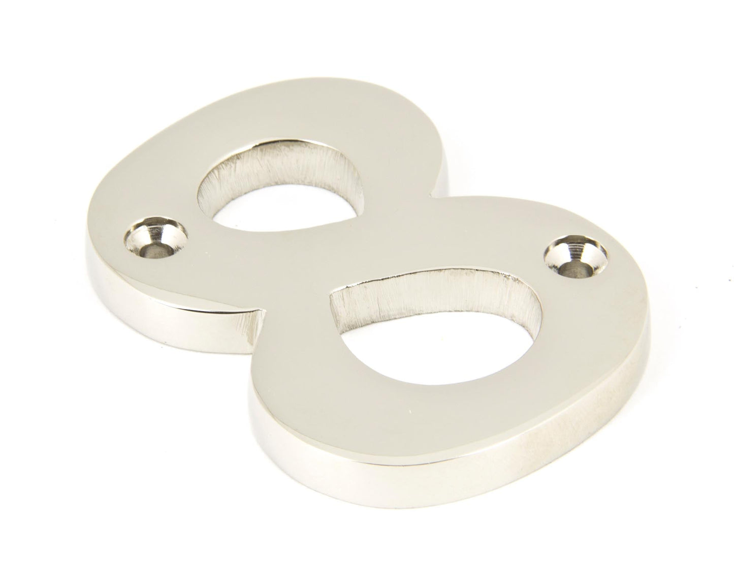 From The Anvil Polished Nickel Numeral - Hot Tub Shop