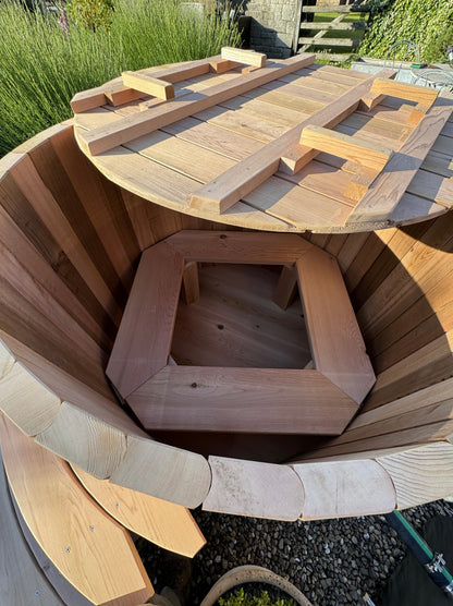 Scandinavian Cedar 2 Person Wood-Fired Hot Tub