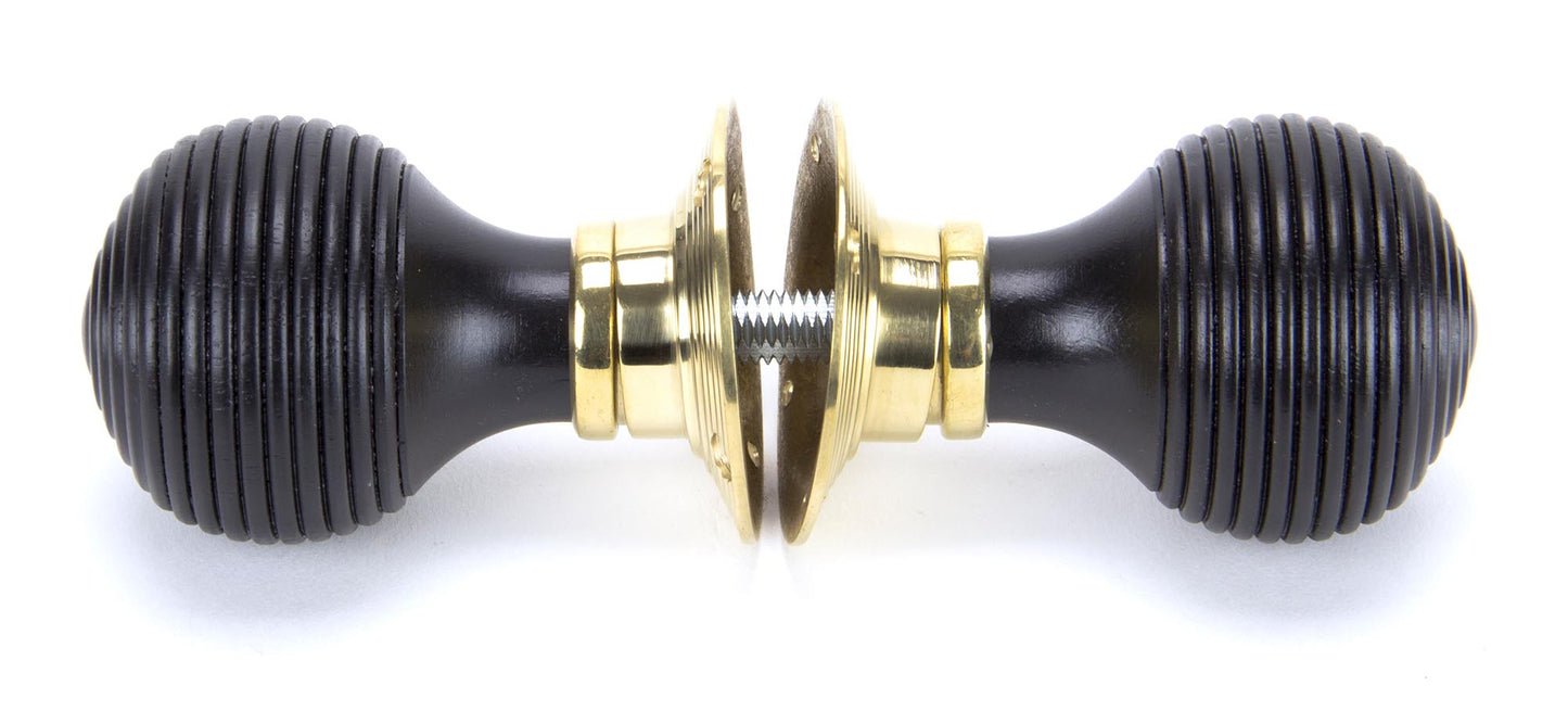 From The Anvil Wooden Beehive Mortice/Rim Knob Set - Hot Tub Shop