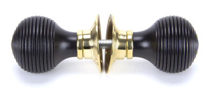 From The Anvil Wooden Beehive Mortice/Rim Knob Set - Hot Tub Shop