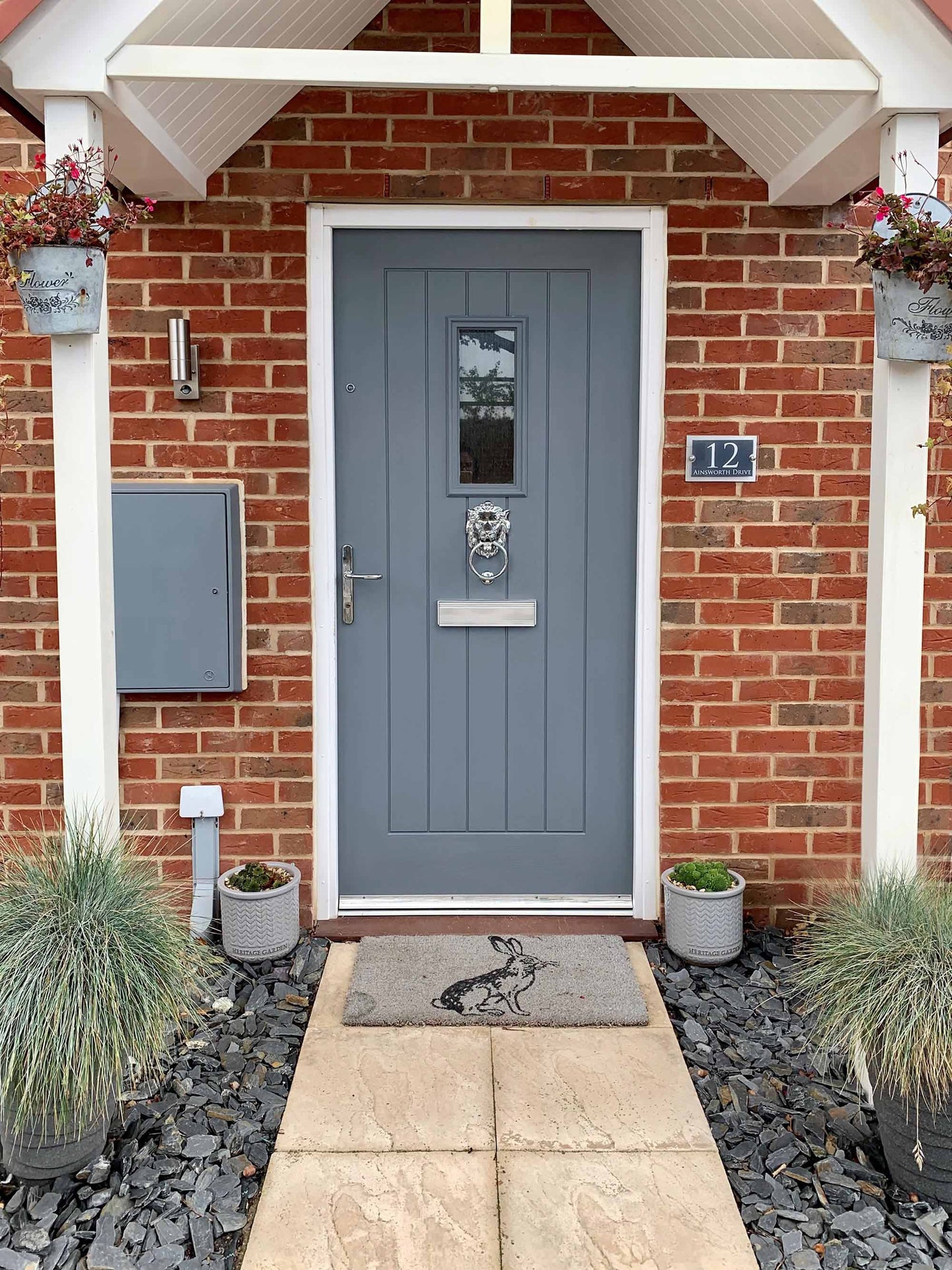 From The Anvil Lion Head Door Knocker