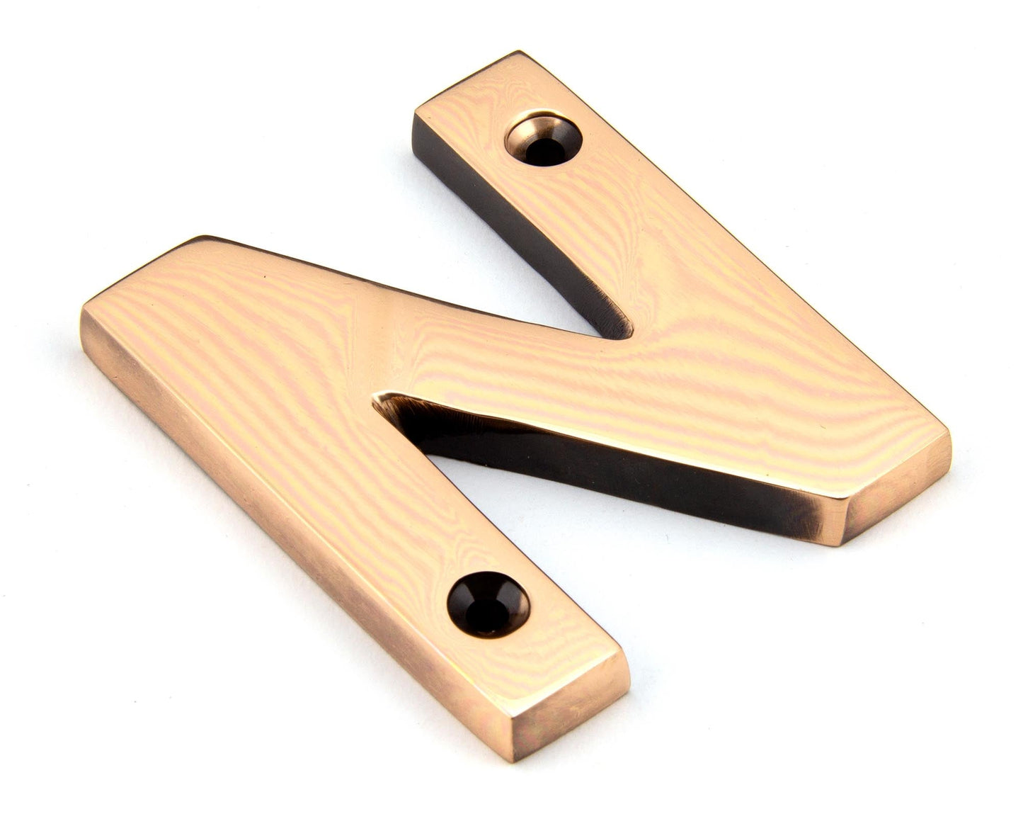 From The Anvil Polished Bronze Letter