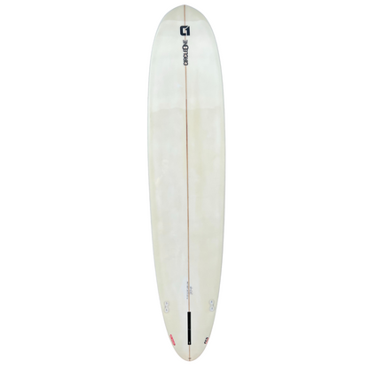 9ft Southern Swells Longboard Round Tail Clear Epoxy Finish (FINS Included) - Hot Tub Shop