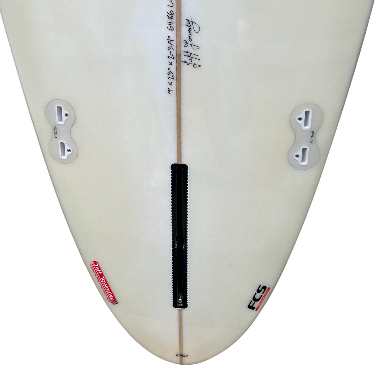 9ft Southern Swells Longboard Round Tail Clear Epoxy Finish (FINS Included) - Hot Tub Shop
