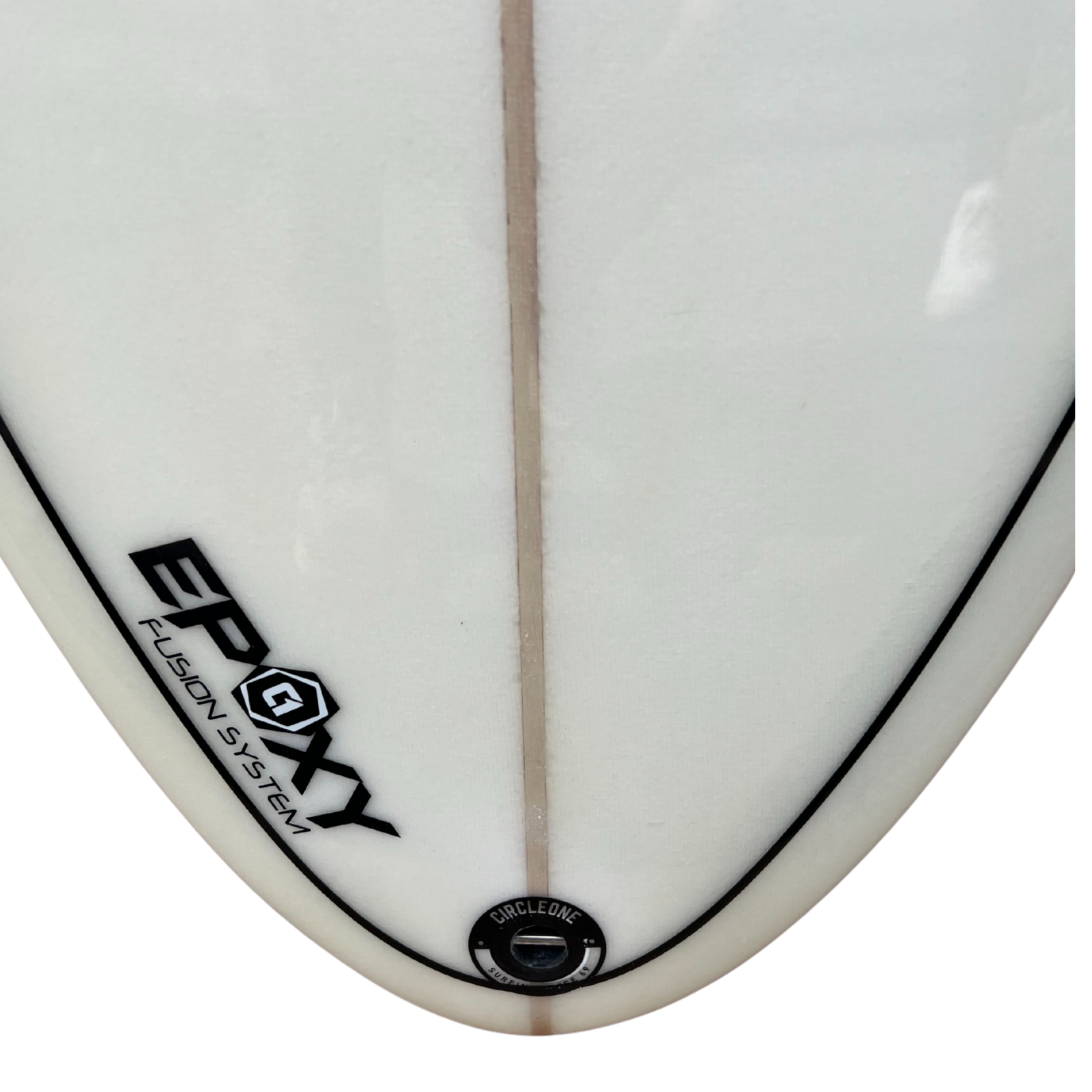 9ft Southern Swells Longboard Round Tail Clear Epoxy Finish (FINS Included) - Hot Tub Shop
