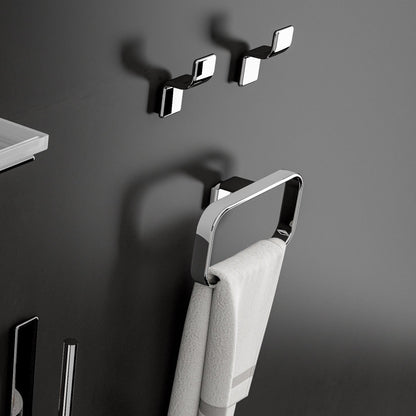 Origins Living Gedy Il Giglio Towel Ring Chrome - Hot Tub Shop