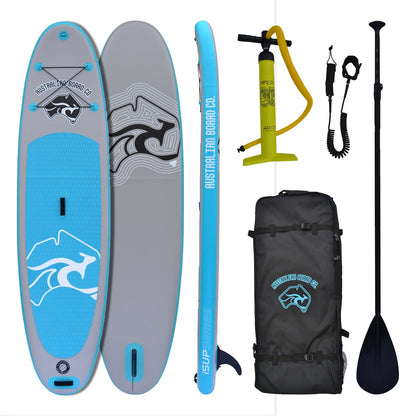10ft 6 Inflatable Stand Up Paddle (i SUP) Double-Layer Board Package by Australian Board Co - Hot Tub Shop