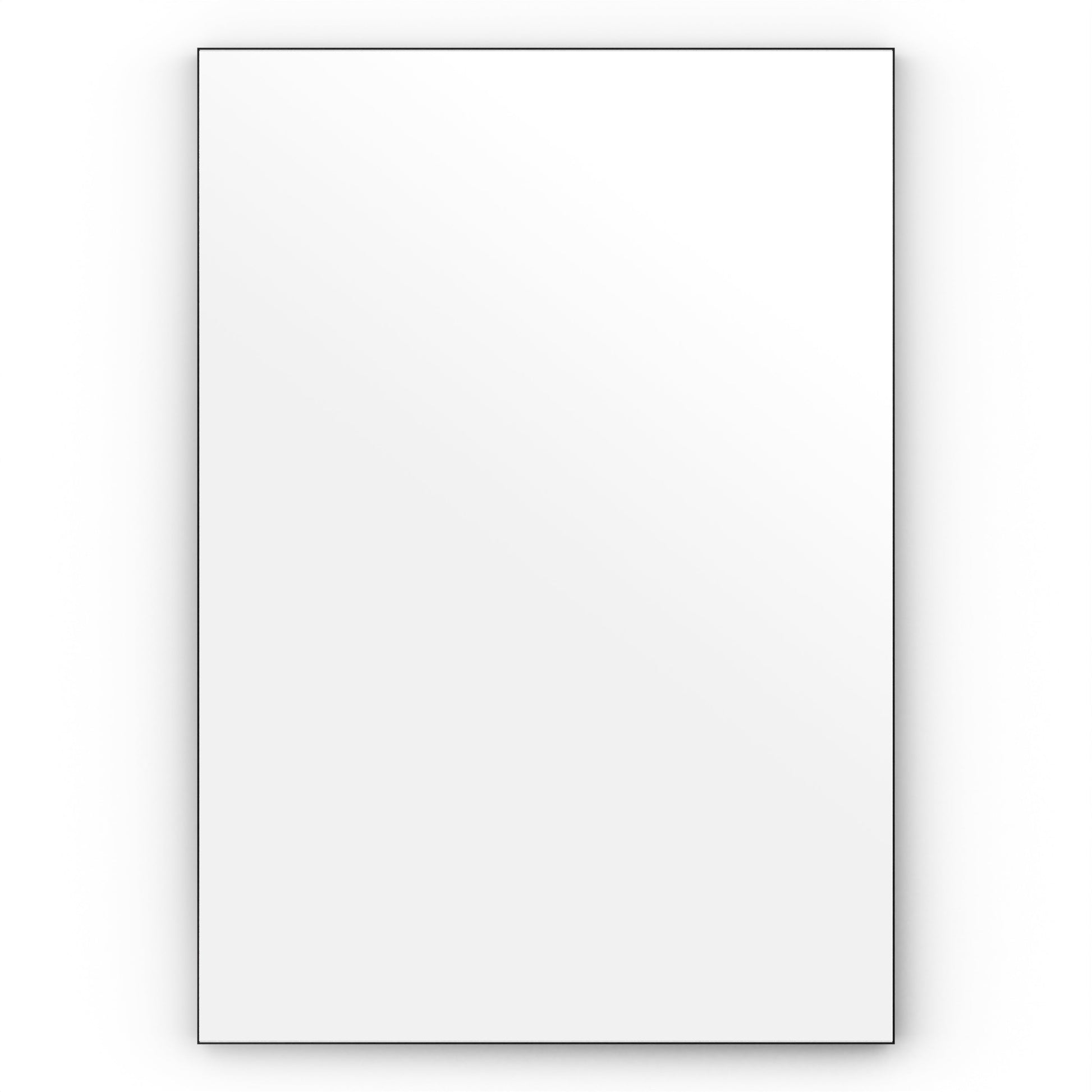 Origins Living Tate Rectangular Mirror 100x70cm Matt Black - Hot Tub Shop