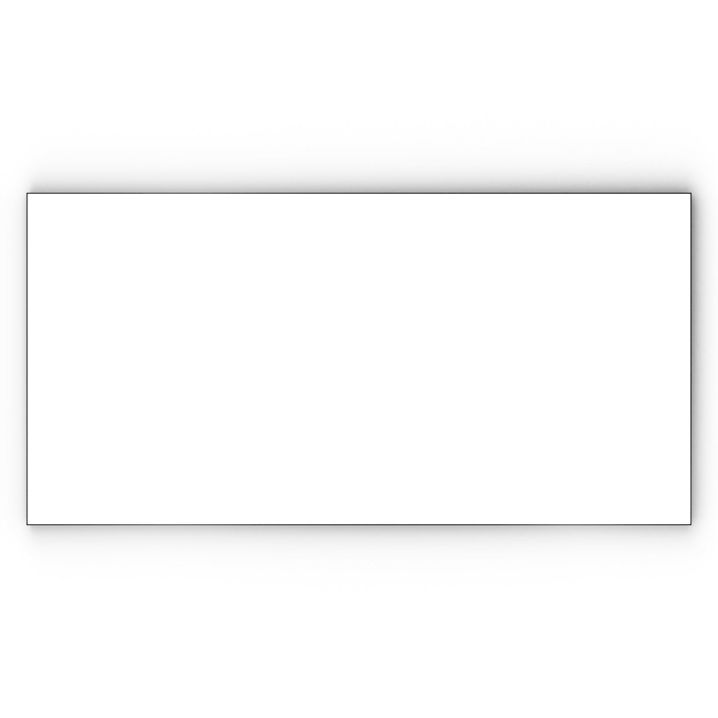 Origins Living Tate Rectangular Mirror 140x70cm Matt Black - Hot Tub Shop